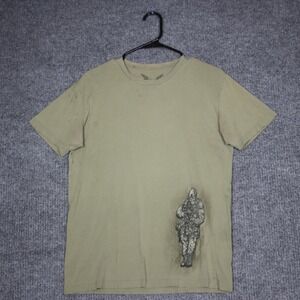 Apprime Apparel Mens T Shirt Graphic Print Soldier Military M Y2K Grunge